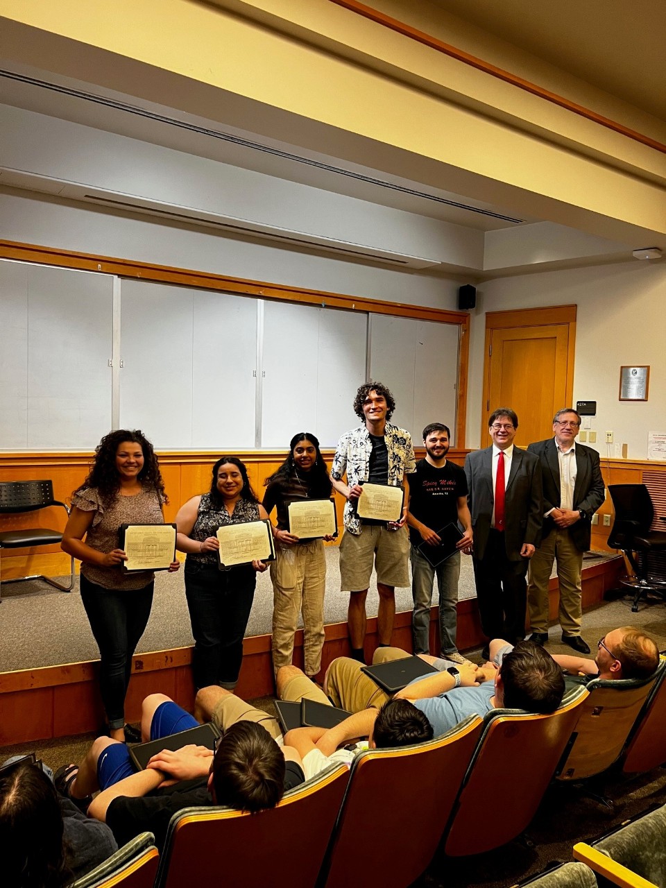 Photo of ChE capstone design award winners