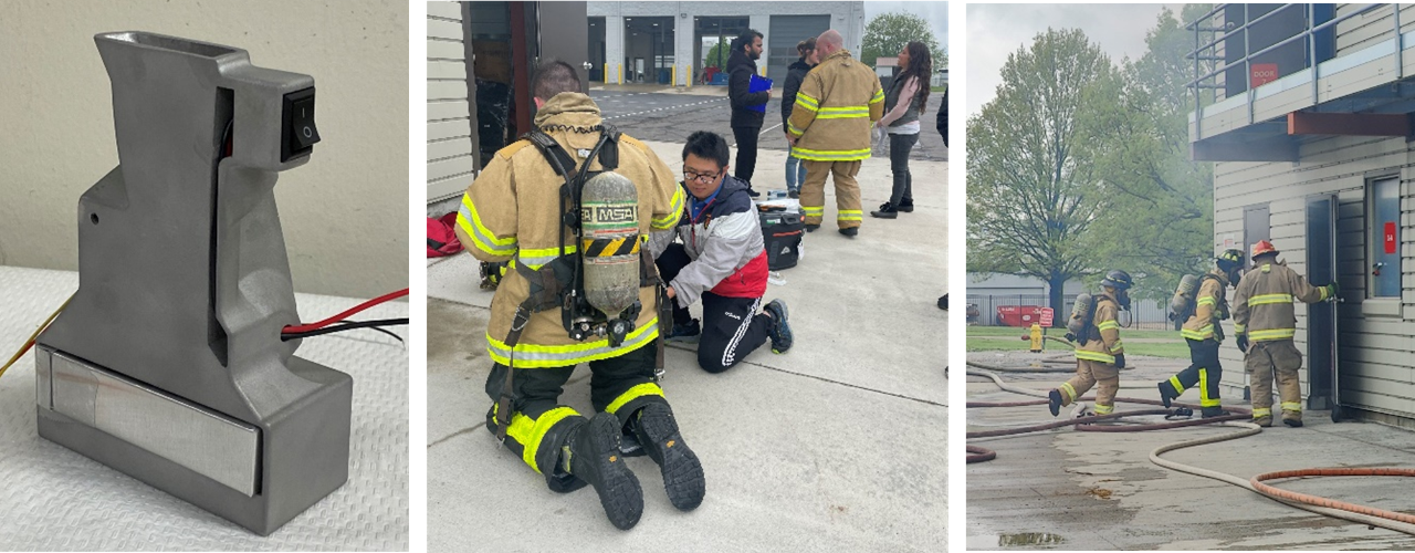 Picture of firefighter equipment