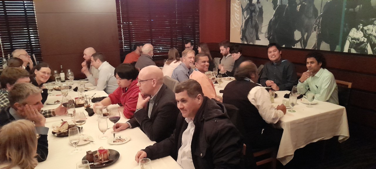 Guests sitting at the Clarson Symposium