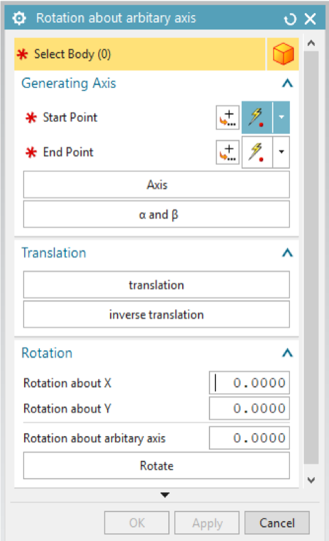 NX API based GUI