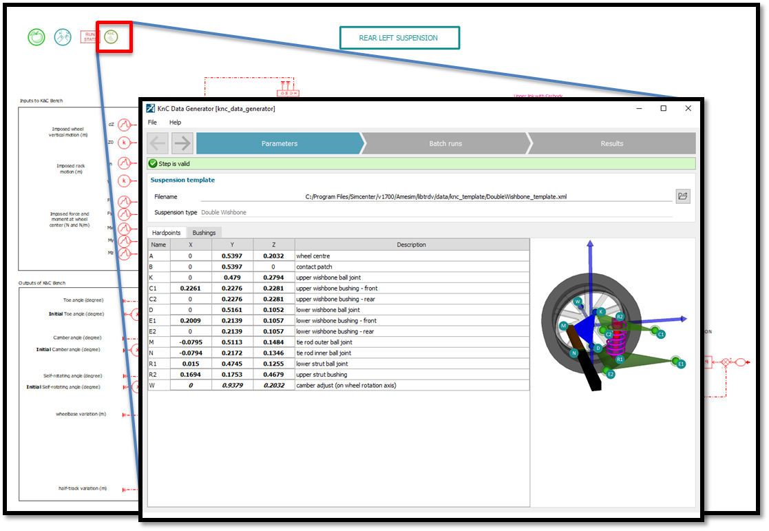 Screenshot of KnC Data Generator App