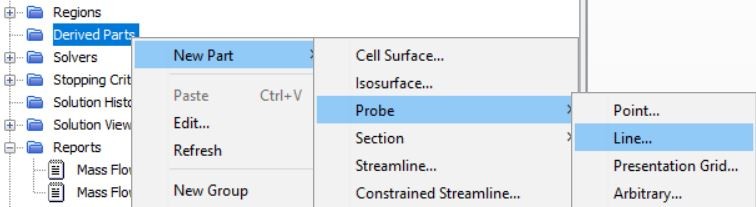 Create a line probe