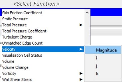 Select the function of scalar scene