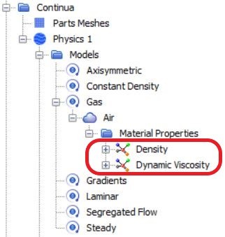 Air properties