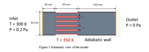 Figure 1 Schematic view of the model
