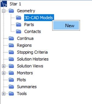 Figure 2 Create a new geometry