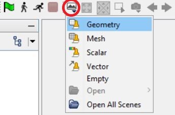 Create a geometry scene